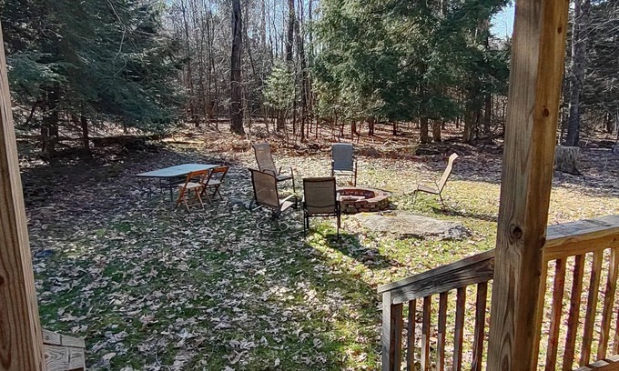 Brookville Cabina | Bear Trap Lodge nestled near, peaceful Cook Forest, and Clear Creek state parks