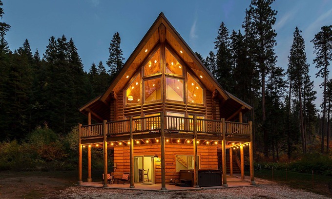 Leavenworth Cabina | Chalet apto para perros con bañera de hidromasaje y corta distancia en automóvil al lago, esquí, Leavenworth