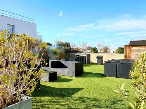 Quartier de la Boule - Champs-Pierreux Apartamento | Beau Duplex à Nanterre F4 grande terrasse