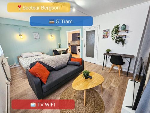 Saint-Etienne Apartamento | Beau T1 2 personnes BERGSON