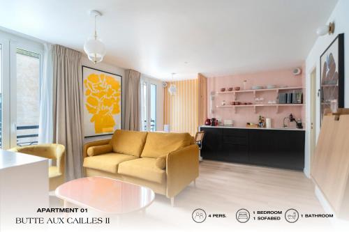 Butte-aux-Cailles Apartamento | Beauquartier - Butte aux Cailles II