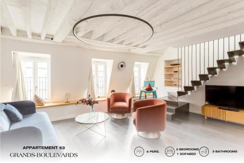 Quartier de la Porte-Saint-Denis Apartamento | Beauquartier - Grands Boulevards