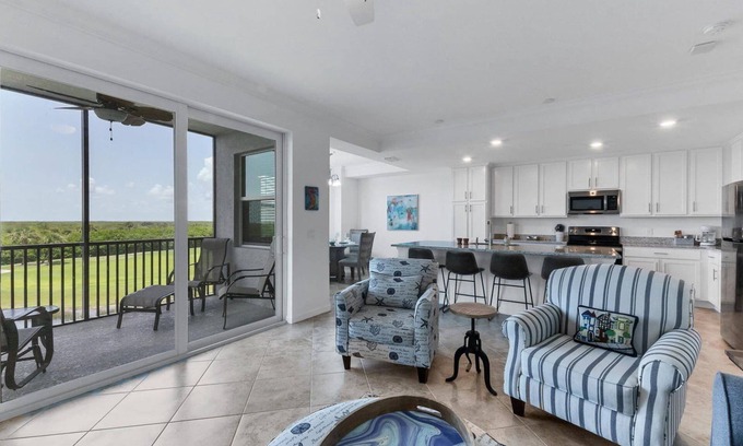 Charlotte Harbor Condominio | 🥇 Beautiful 2bd condo within a golf resort (CH894)