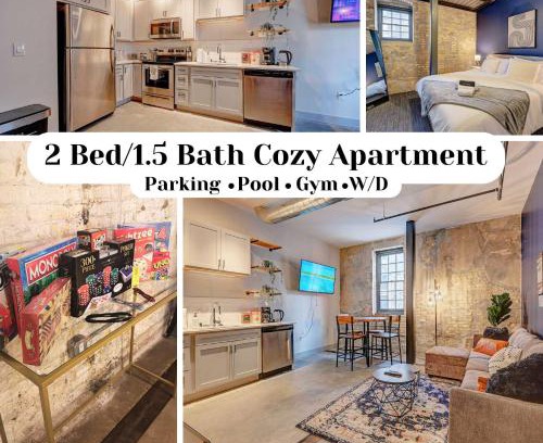 Westown Apartamento | Beautiful 2BD near Historic Pabst Brewery - Fiserv