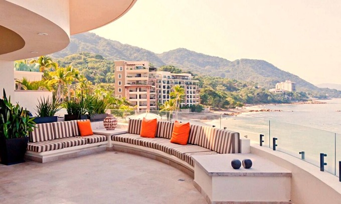 Zona sur Complejo | Beautiful 3 Bedroom Oceanfront Penthouse - Puerto Vallarta