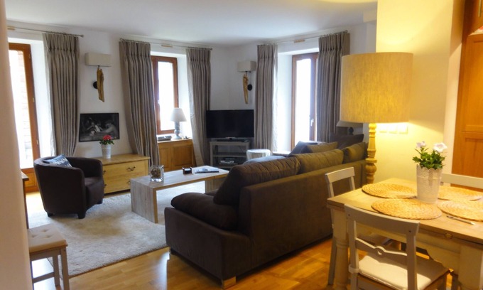 Argentiere Apartamento | Hermoso apartamento en el centro de Argentiere, Chamonix