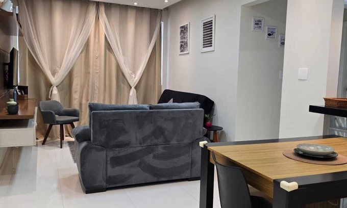 Aparecida Apartamento | Beautiful apartment in Santos, just a few steps from the beach and close to Praiamar Shopping Mall