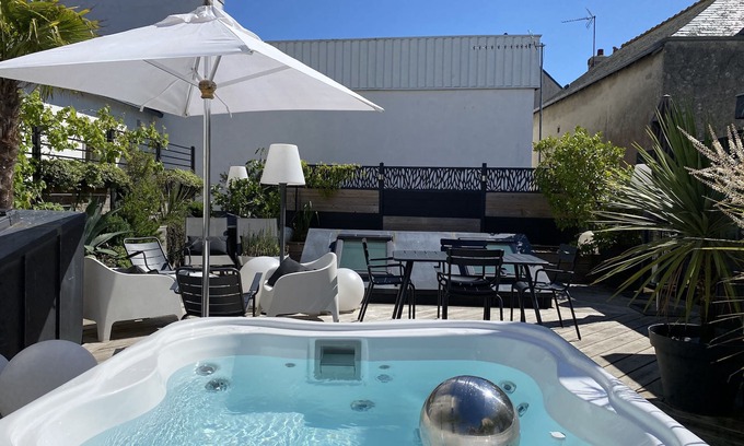 Concarneau Apartamento | Hermoso Apartamento T3 120 m2 + 80m2 terraza Jacuzzi