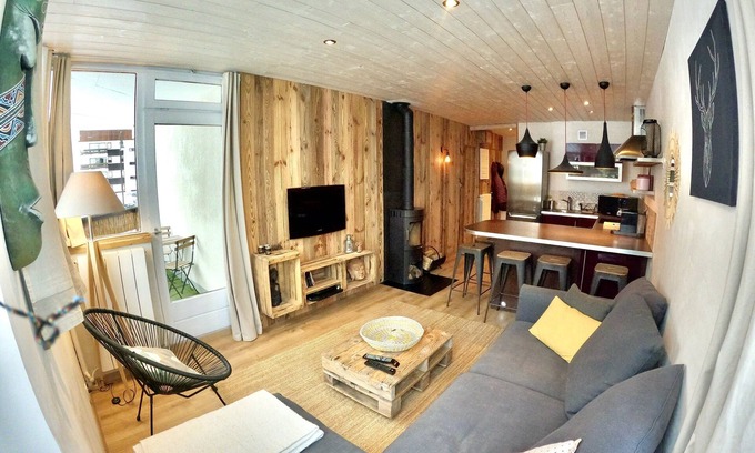 Le Lavachet Apartamento | Hermoso apartamento de 40m2 para 5 personas, de Tignes. laderas WiFi.