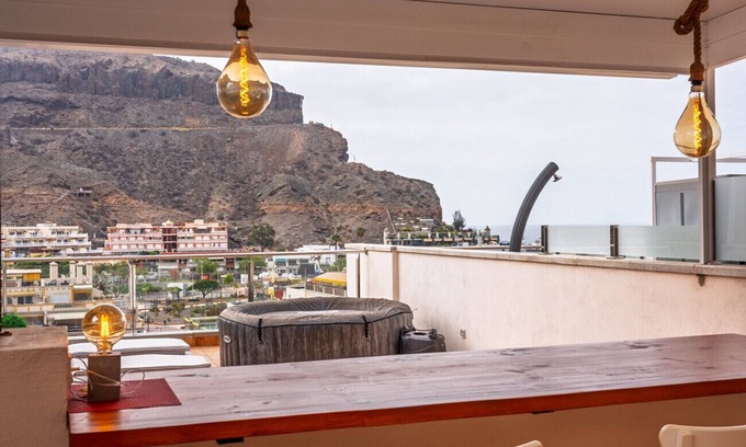 Lomo Quiebre Apartamento | Apartmenot puerto de mogan con vistal al Mar