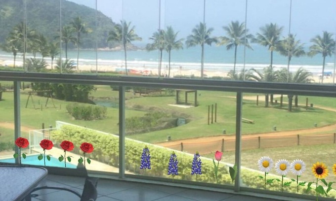 Riviera de Sao Lourenco Apartamento | Belleza Apto - 3 Dorm + 1Empr a 20 metros de la Playa