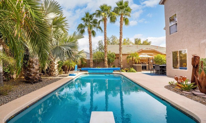 Canyon Trails Casa | Beautiful Backyard w/ Heated Pool | Golf Nearby