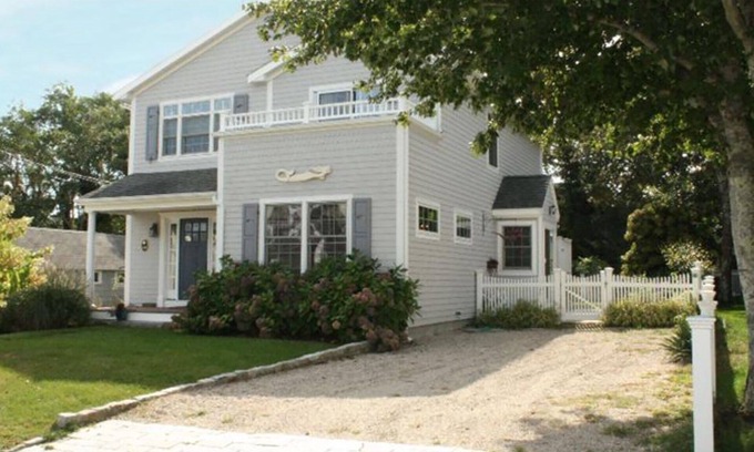 Popponesset Casa | Hermosa casa de playa en una playa privada - Popponessett, New Seabury