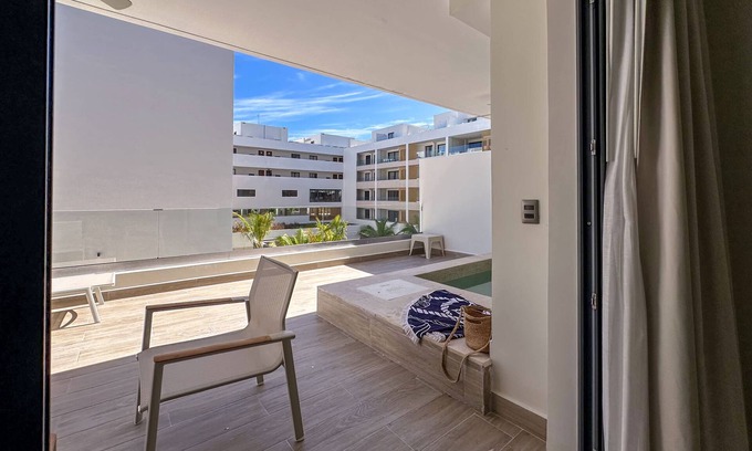 El Cortecito Apartamento | Beautiful Brand new Beach Condo w Picuzzi