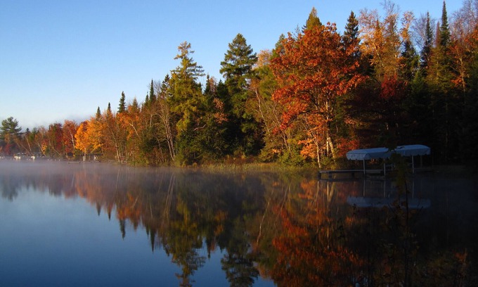 Eagle River Cabina | Log Cabin en 28 Lake Chain. - Todo el año.