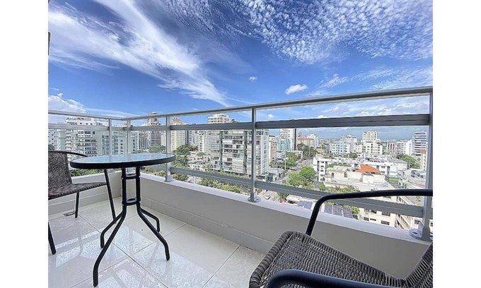 Santo Domingo Financial District Apartamento | Beautiful central apartment, 1 BR, Pool, Gym, BBQ