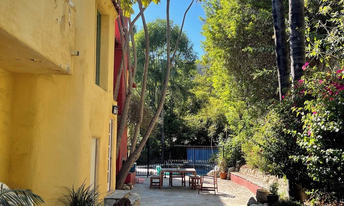 Rossmoyne Casa | Beautiful, colorful, unique, Spanish style home with city views of L.A/Glendale