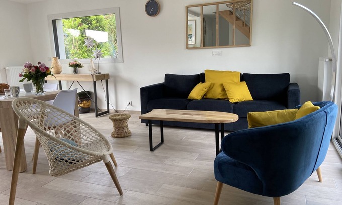 Pleneuf-Val-Andre Casa | Beautiful contemporary house 2 minutes from the beach