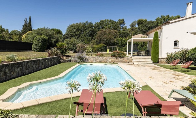 Les Baraques Casa | Beautiful Contemporary Villa Heated Swimming Pool Air-conditioned Garden Quiet Close to everything