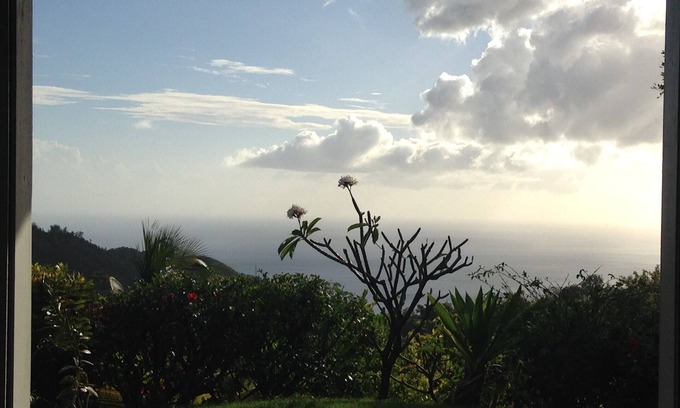 Le Morne-Vert Casa | chalet de montaña y vistas al mar criolla