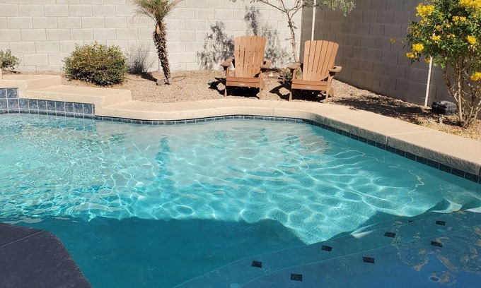 Litchfield Park Casa | Beautiful Desert Vacation Home. Heated Pool! Close to Stadium & Wigwam Resort