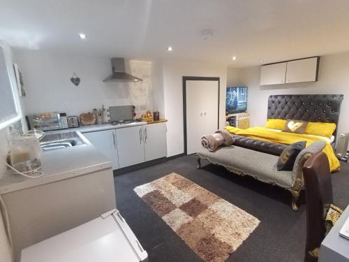 Harehills Apartamento | Beautiful En-suite Studio in Leeds -Lower Floor