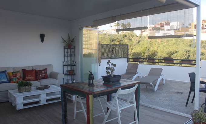 La Cala del Moral Apartamento | Precioso ático en la costa, con gran terraza, vistas al mar y Wifi