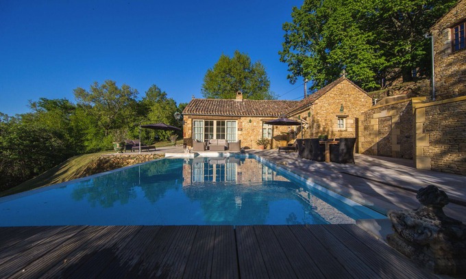 Le Buisson-de-Cadouin Villa | Hermosa villa para 8 personas con piscina privada!