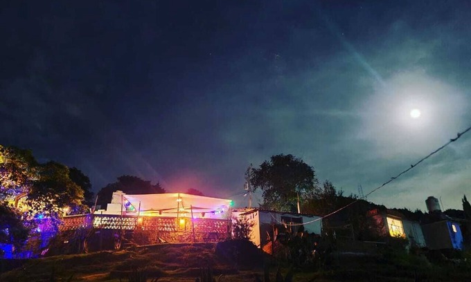 Jiquipilco Alquiler De RV | hermoso glamping en medio del bosque con cama matrimonial