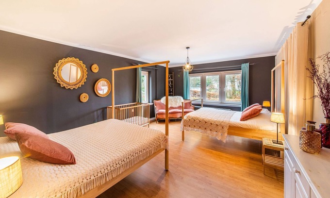 Gouvy Casa | Espaciosa Casa Vacacional en Gouvy con Terraza