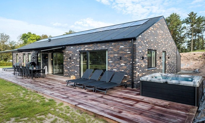 Helberskov Strand Casa | Preciosa casa en Hadsund con sauna