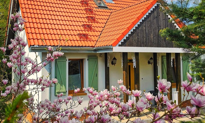 Debnica Kaszubska Casa | Hermosa casa en Podwilczyn con sauna