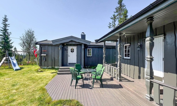 Sjusjoen Casa | Beautiful home in Sjusjøen with sauna