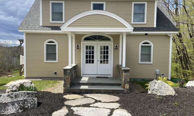 Nobleboro Casa | Hermosa casa en el lago Pemaquid