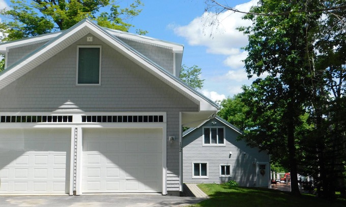 Standish Casa | Beautiful home on Sebago Lake Basin with expansive yard and sandy beach!