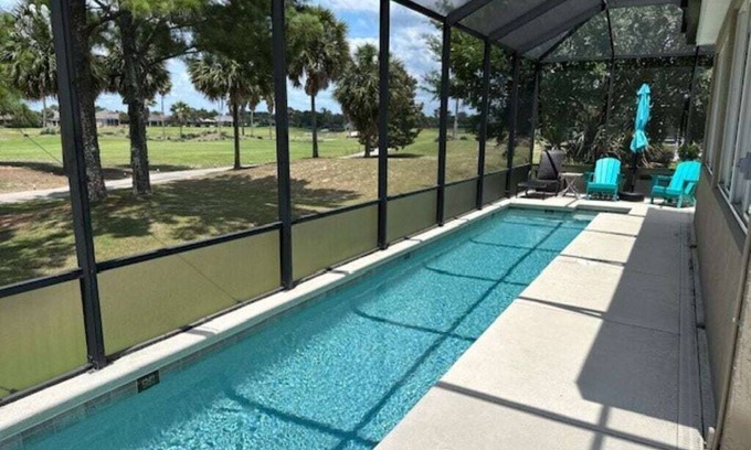 The Villages Casa | Beautiful home on golf course w/ unheated lap pool! Dogs are ok!