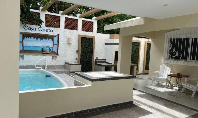 Colonia Andrés Casa | Beautiful house w/pool family and pet-friendly 3 blocks away from the ocean