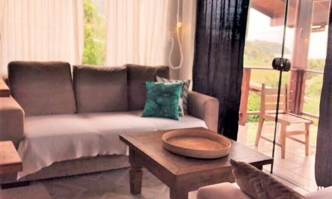 Praia do Rosa Casa | Beautiful house with incredible views of the Ibiraquera lagoon and the sea