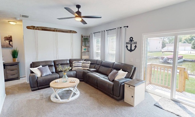 Lakeview Cabaña | Beautiful Indian Lake home on Tecumseh Island canal!