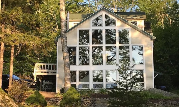 Lucerne-in-Maine Casa | Beautiful lakefront home on Phillips Lake - Near Acadia!