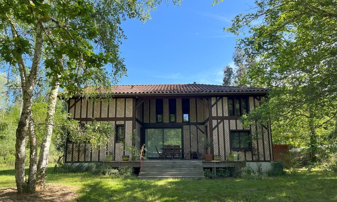 Levignacq Casa | Beautiful Landes architect's house in the heart of nature, close to the ocean