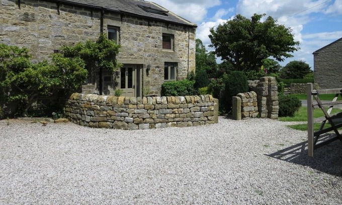 Timble Cabaña | Hermosa cabaña de lujo de Yorkshire, el patio