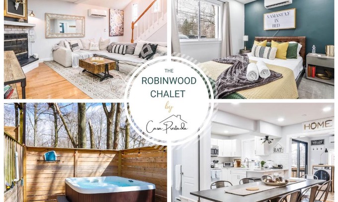 Tobyhanna Chalet De Esquí | Beautiful Mount Pocono Chalet with Hot Tub!