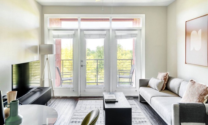Mueller Apartamento | Beautiful Mueller 1BR w/ Pool, W/D & Gym, nr park, by Blueground