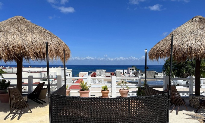 Colonia Centro Hotel | Hermosas vistas de la azotea Villa con vista al mar