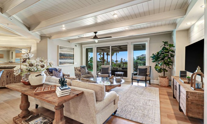 North Forest Beach Villa | Beautiful oceanfront 3 Bedroom villa with pool access & steps from Coligny