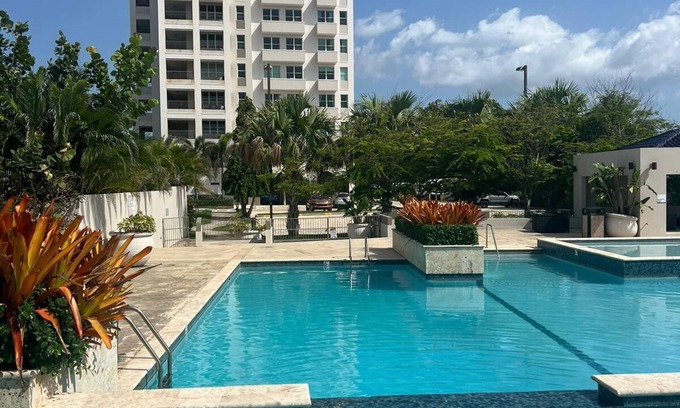 Espinar Condominio | Beautiful Oceanfront 2 bedroom, 2 bath condo Aguada, PR