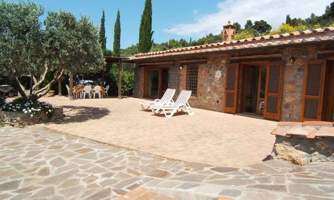 Monte Argentario Villa | Preciosa casa de vacaciones privada con A/C, WIFI, TV, patio, vista panorámica, aparcamiento