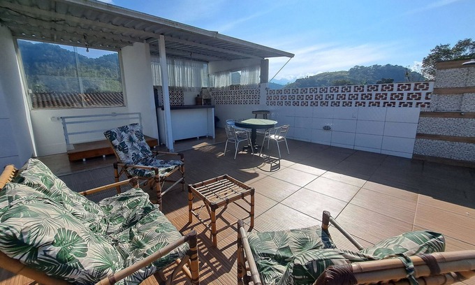 Mambucaba Casa | Beautiful penthouse 50m from Mambucaba Beach, Paraty