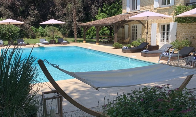 Grolejac Casa | Beautiful restored country house near Sarlat, 2 minutes walk to lake with beach